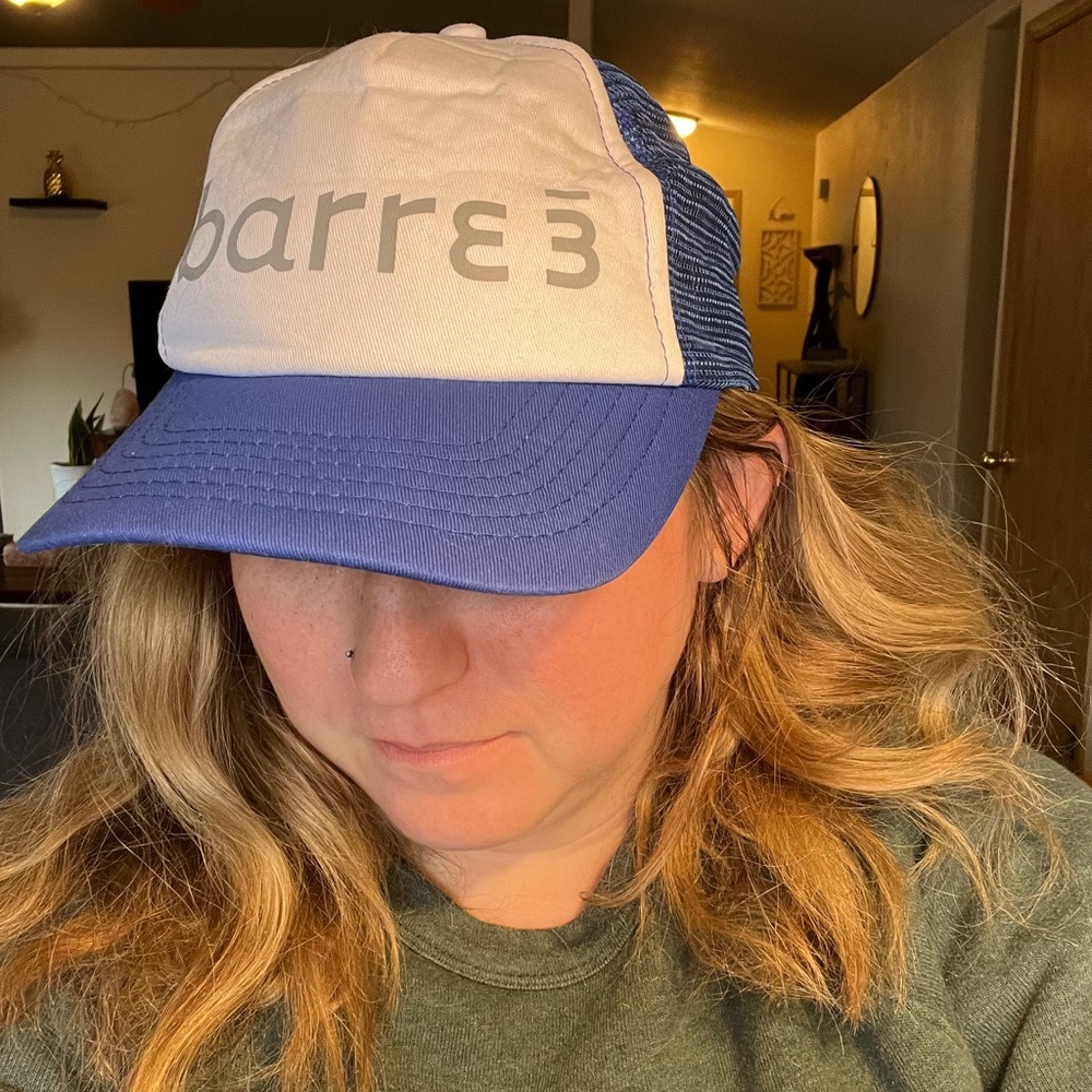 Blue and White Trucker Hat